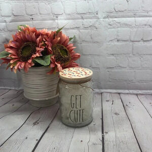 Rae Dunn GET CUTE Jar cherries